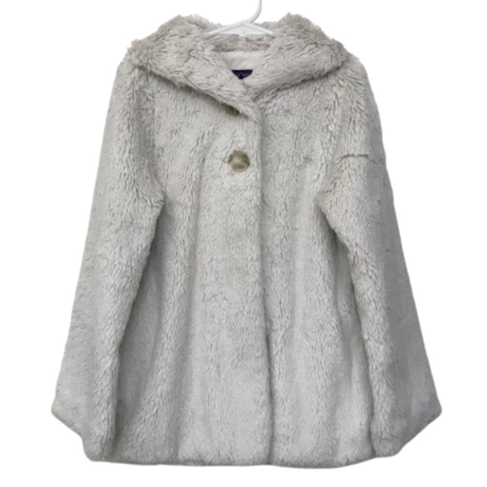 Patagonia Kids Furry White Jacket, Sz 8